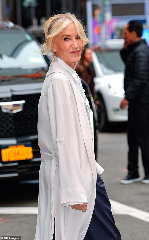 The Desperate Housewives alum put her glowing complexion on display and looked rejuvenated as she headed for an appearance on Good Morning America