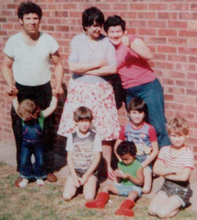 Fred and Rose West with their children