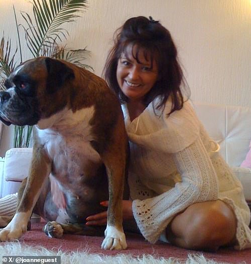 53-year-old Jo posed for sweet photographs with her dog Molly. She has largely disappeared from the limelight with no known active public social media accounts