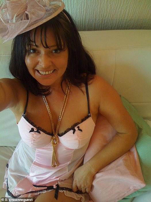 The model, who was born in Chesterfield, shared more recent photographs of herself on X in 2009 (pictured)