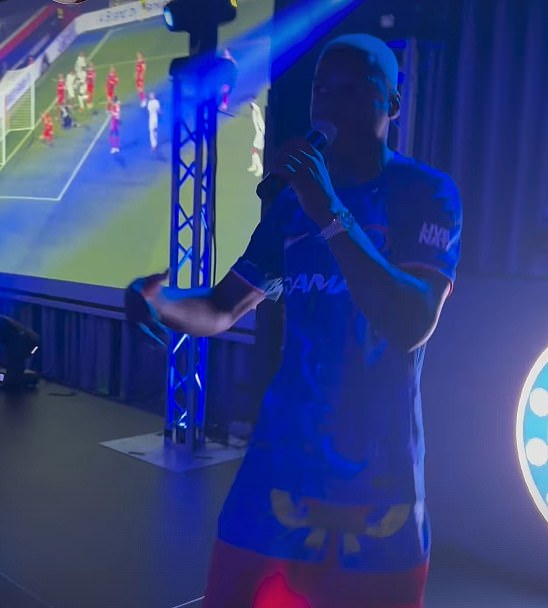 Moises Caicedo led Chelsea players in karaoke in a private celebratory event in Wroclaw
