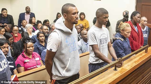 Racquel "Kelly" Smith (right) was convicted of kidnapping and trafficiking along with her boyfriend Jacquen Appollis (left) and their friend Steveno van Rhyn (centre)