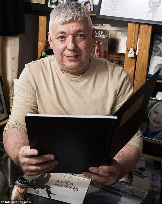 Writing his book - titled Colours of a rare bird - helped Andrew (pictured) overcome his sense of shame