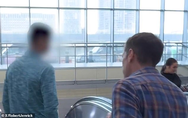 The shadow justice secretary shared footage of him approaching three men at Stratford station in an attempt to show the extent of lawbreaking in the capital