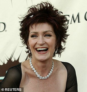 Sharon pictured in 2003 before many of her procedures