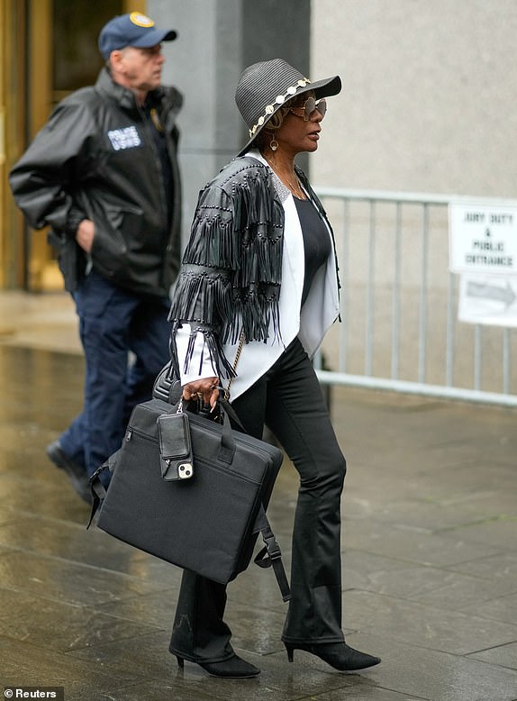 Janice Combs, mother of Sean "Diddy" Combs, arrives at court for Sean "Diddy" Combs sex trafficking and racketeering conspiracy trial at U.S. court in Manhattan, in New York City, U.S., May 29, 2025. REUTERS/Eduardo Munoz