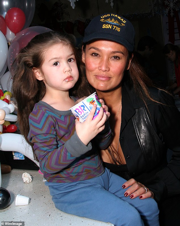 'He’s such a sweetheart, he’s like the therapist to all the other kids,' she said. 'When his friends go out drinking or partying too hard, he’s always the designated driver, that kind of caring friend you can always lean on; (Jude and Tia pictured 2008)