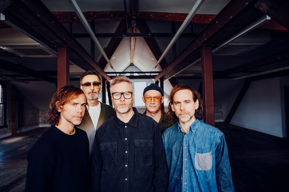 Promotional photo of The National band members.