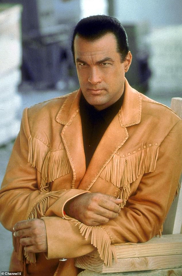 Seagal is seen right in 1997 film Fire Down Below