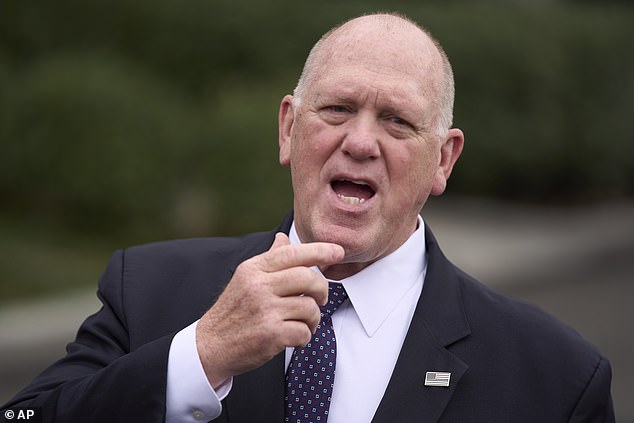 Trump's border czar Tom Homan backed the lofty new target on Thursday morning, insisting: 'We've gotta increase these arrests and removals.'