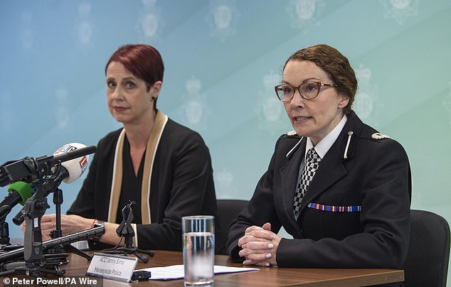 Chief Crown Prosecutor for CPS Mersey-Cheshire Sarah Hammond (left) and Assistant Chief Constable Jenny Sims during a press conference last night