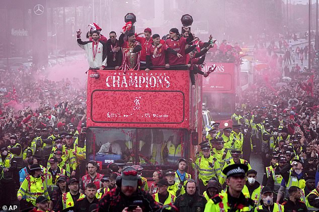 The horror incident unfolded after crowds had descended on the city centre for Liverpool FC's title parade