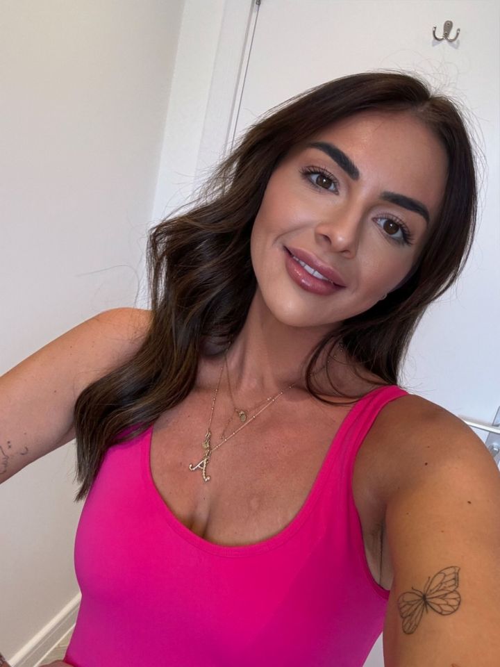 Amy Salmon, after weight loss and beauty treatments.