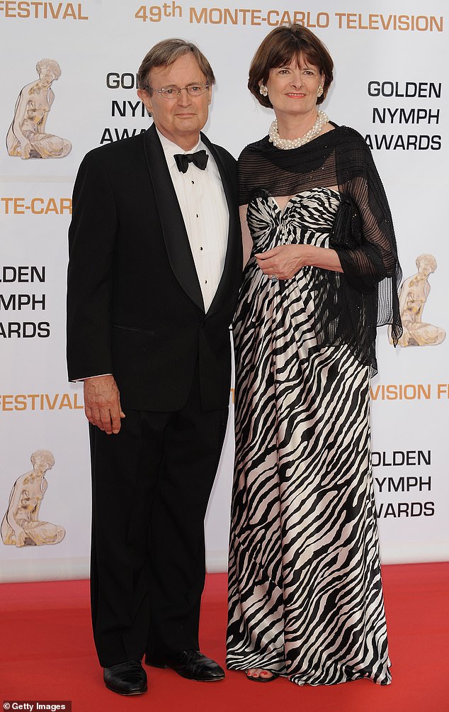 Pictured: Mr McCallum with his wife Katherine Carpenter, 80, in Monaco in 2009. The couple wedded in 1967, with Mr McCallum previously describing their relationship as 'two halves of a whole'