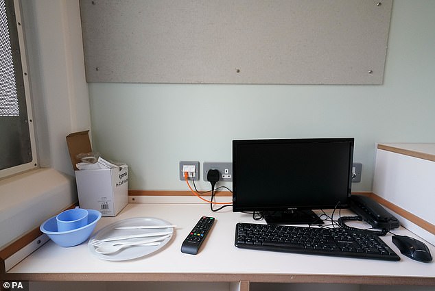 Inmates at HMP Fosse Way in Leicester can access computers that can double up as TVs in their 'luxury' cells