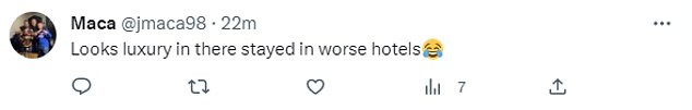 Social media users have compared conditions at HMP Fosse to student accommodation