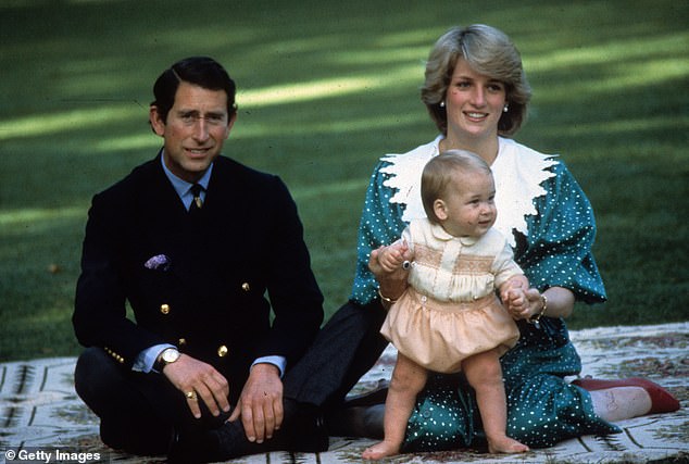 Prince Charles, Princess Diana and Prince William on their six-week royal tour of Australia and New Zealand in 1983