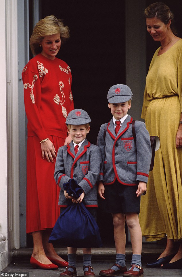 Princess Diana lovingly referred to William as 'wombat' and Harry as 'GKH'