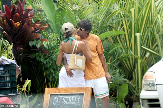 Just days earlier, the pair were seen smooching at Banana Beach Restaurant after going public with their romance following her split from Sam Thompson at the start of this year