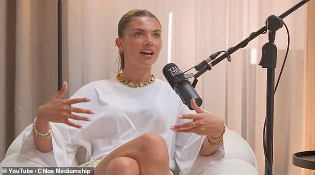 Samie has spoken out about the blossoming relationship for the first time during an appearance on the podcast Chloe Mediumship