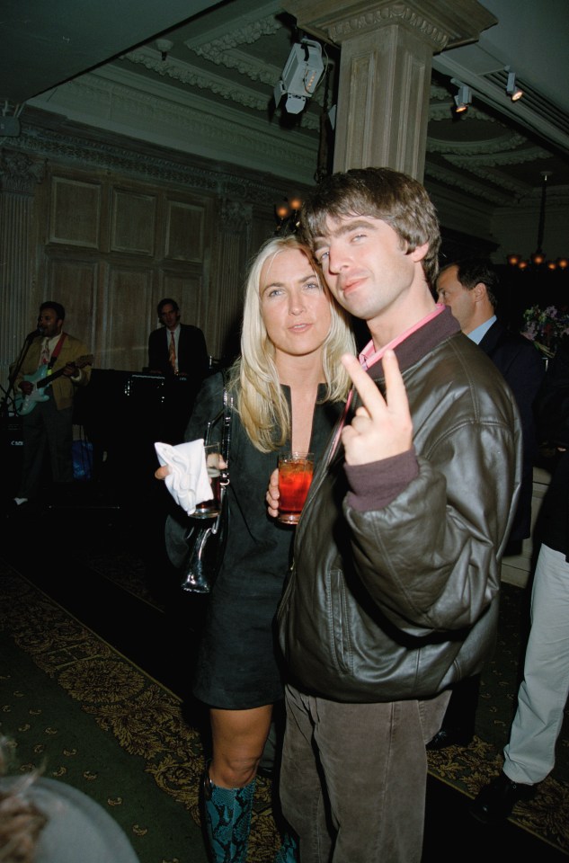 Noel Gallagher and Meg Mathews at the Mission: Impossible II premiere.