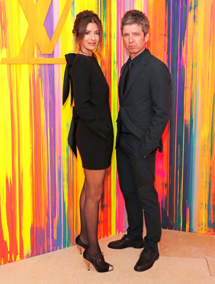 Sara Macdonald and Noel Gallagher at a Louis Vuitton event.