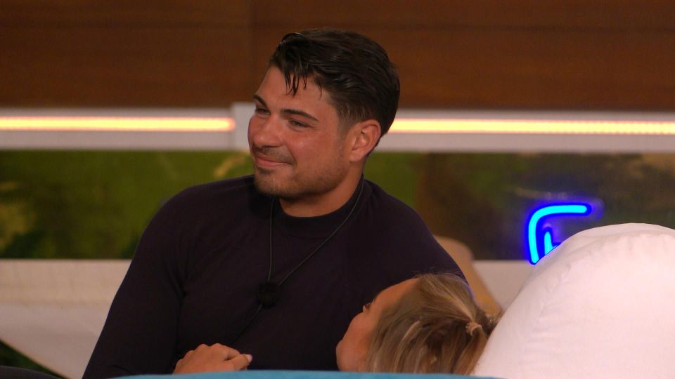 Anton Danyluk and Georgia Harrison on Love Island: All Stars.