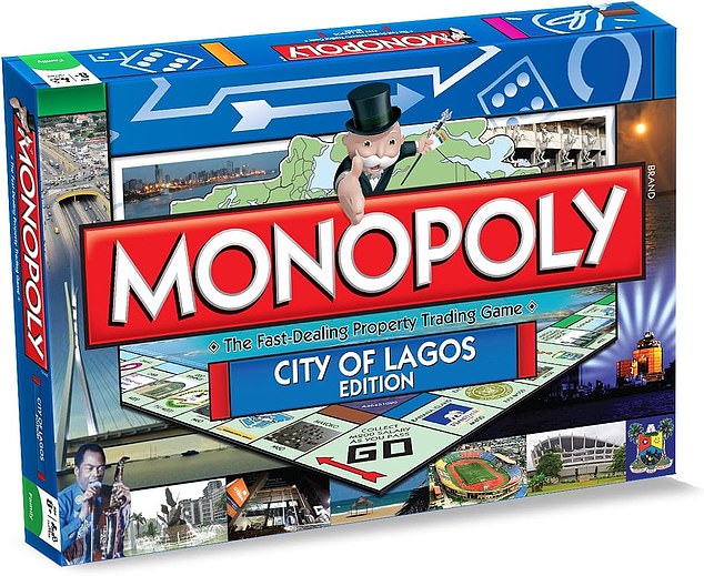 The Queen also received a Lagos version of Monopoly from the High Commission of Nigeria