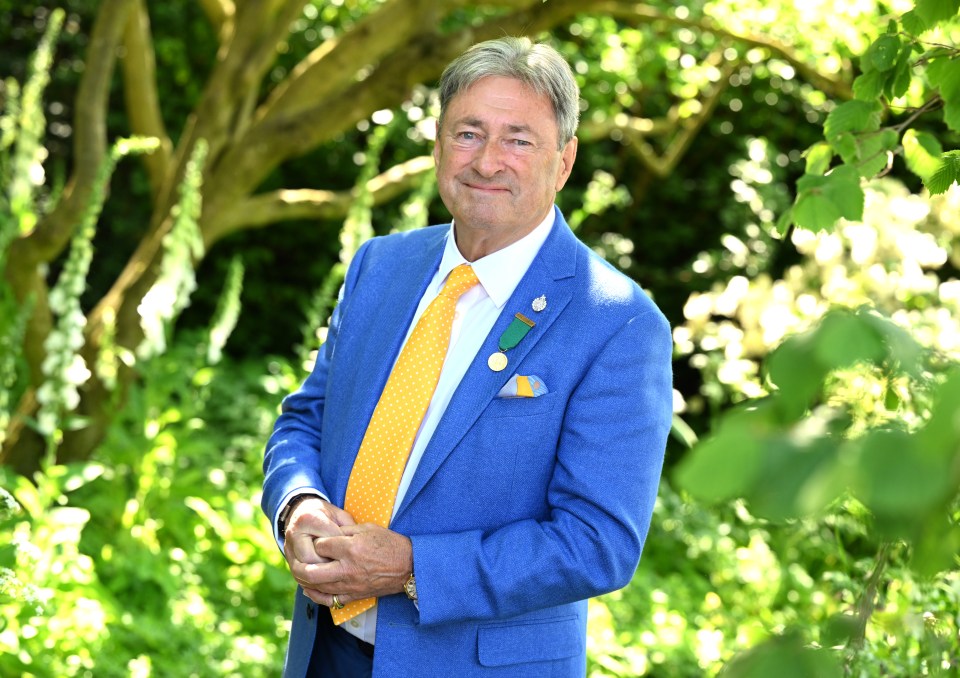 Alan Titchmarsh at the RHS Chelsea Flower Show.