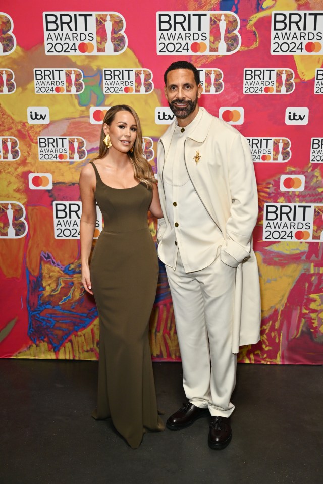Kate and Rio Ferdinand at the BRIT Awards 2024.