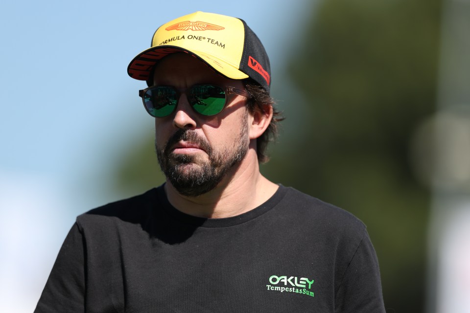 Fernando Alonso of Aston Martin Aramco F1 Team.
