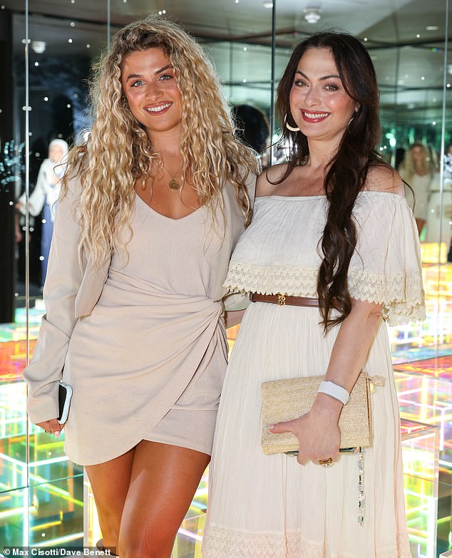 Love Island star Antigoni, pictured with her mother Tonia Buxton in 2024, hopes to become the face of Cyprus ¿ at next year's Eurovision Song Contest