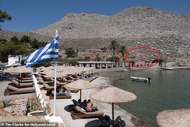 His body was discovered on the Greek island of Symi after a five-day search