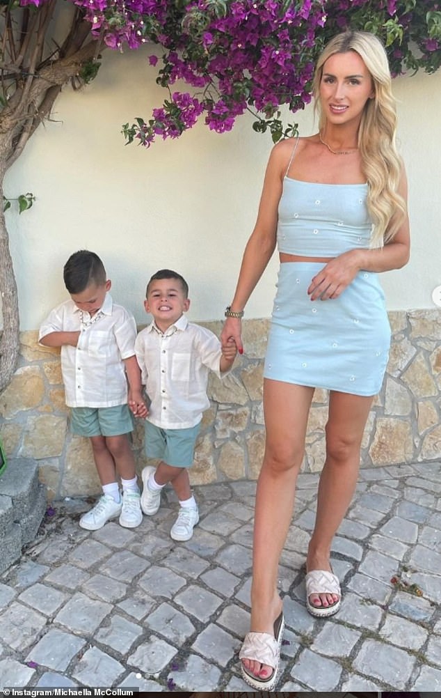 In 2018, Michaella welcomed her twin boys, Rafael and Rio, and takes them around the world on holiday