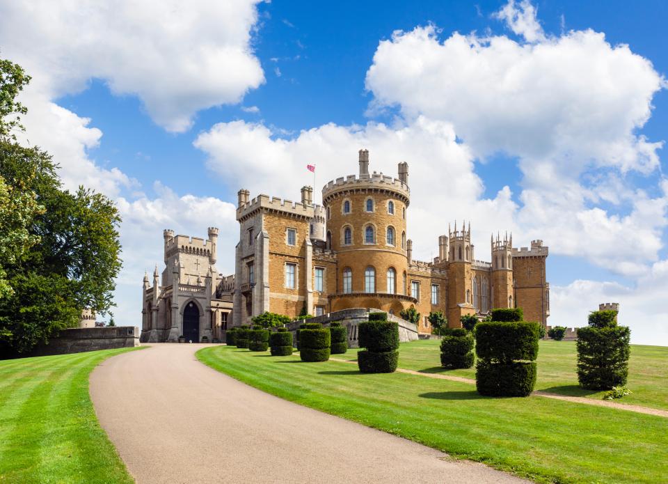 Belvoir Castle in Leicestershire, England.