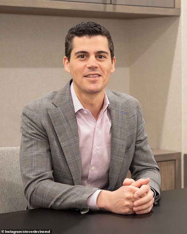 The star's rep confirmed that she's sought the expertise of Dr. Steven M. Levine (pictured) - known as the 'facelift maestro' - to help her achieve her fresh-faced look, as per Page Six