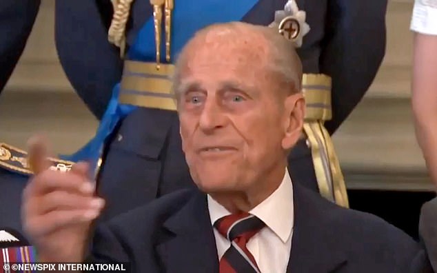 During the 75th anniversary of the Battle of Britain in 2015 Philip swore in a photocall