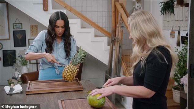 On Friday, the Duchess of Sussex shared a short clip that 'didn't make it in' to the first eight 33-minute episodes