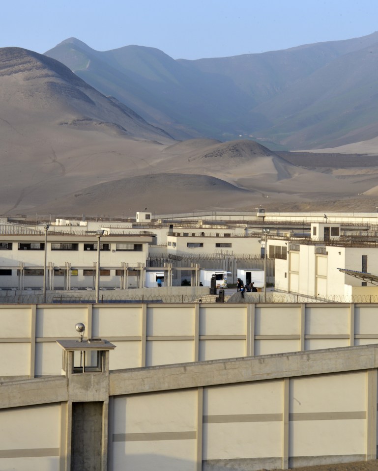 View of Ancon 2 prison in Peru.