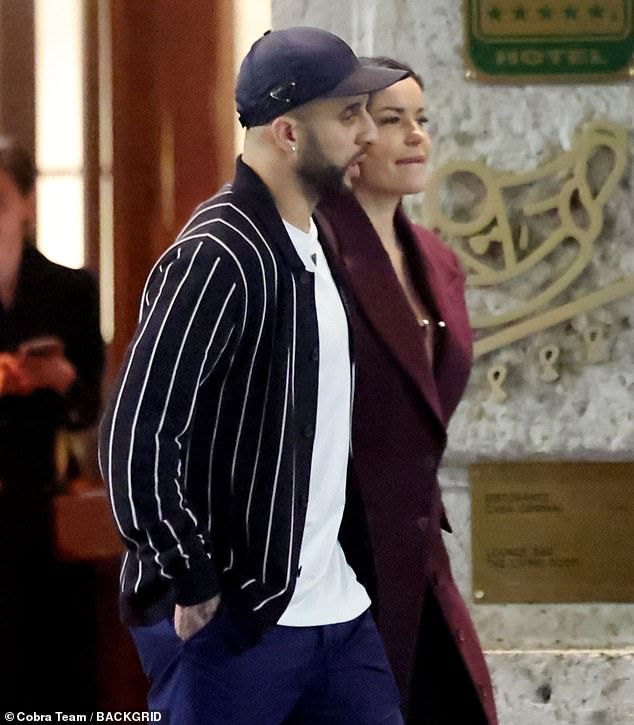 In the early hours of March 1, Walker (pictured) was seen leaving the luxury hotel Casa Cipriani, Milan, with two mystery brunettes - one of which can be seen here