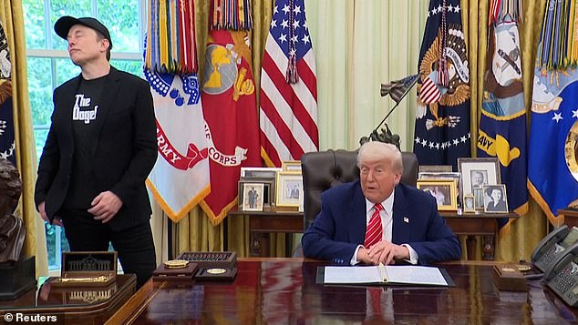Eagle-eyed viewers were swift to comment on his unusual behaviour, with some suggesting he had consumed drugs prior to the press conference