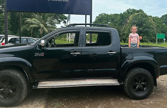 However, the reality is that Hannah and Adam are using this environmentally unfriendly 3.0 litre diesel Hi Lux pick-up truck to do the daily chores like popping to the supermarket