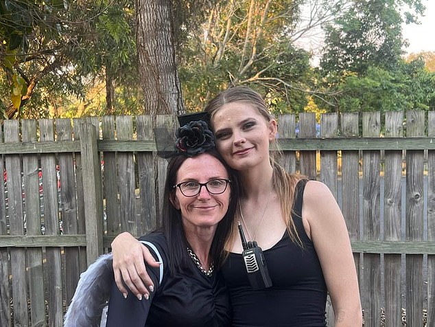 Ms Johnson (pictured with Pheobe) has begged anyone with information about her disappearance to come forward in a video appeal shared by Queensland Police