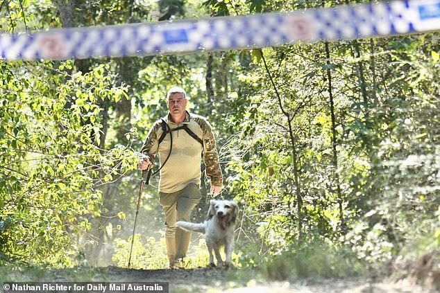 Cadaver dogs joined the search for the missing teen before it was called off on Wednesday