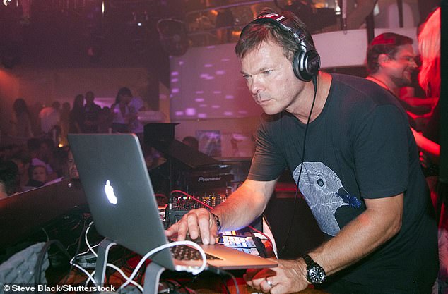 The veteran DJ, who over the years has become one of the biggest names in dance music started out by playing village halls in Kent and earning just £100 a set (Pete pictured in Pacha Ibiza in 2012)