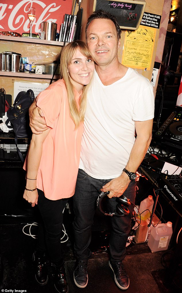 Pete (pictured with DJ daughter Becky) said it was also hard juggling his busy schedule with family life, but admits it was his kids who kept him grounded