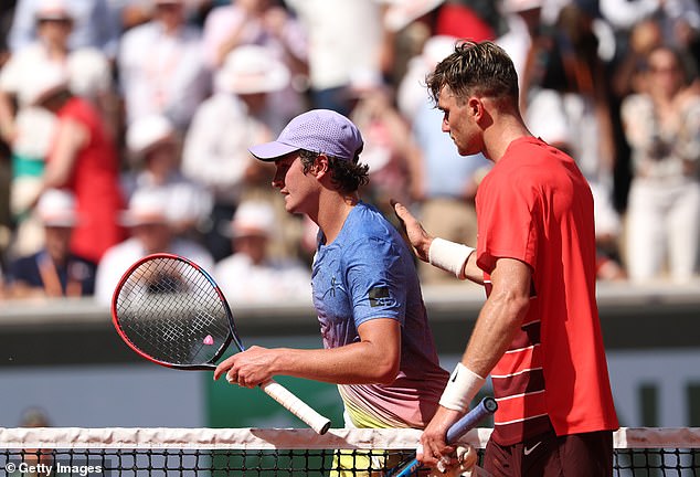 Draper was better than his opponent in every facet of the game and attacked the forehand