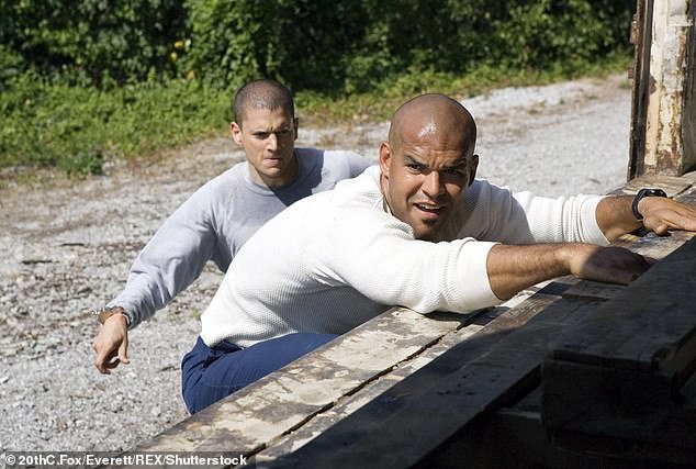 In a strange turn of events one of the films inmates can watch is Prison Break, above