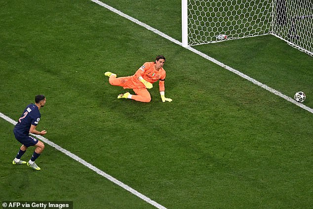 Hakimi was on hand to finish from close range after a defensive calamity from Inter