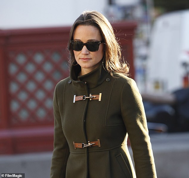 Pippa Middleton is sighted arriving at her South Kensington office on November 15, 2011 in London